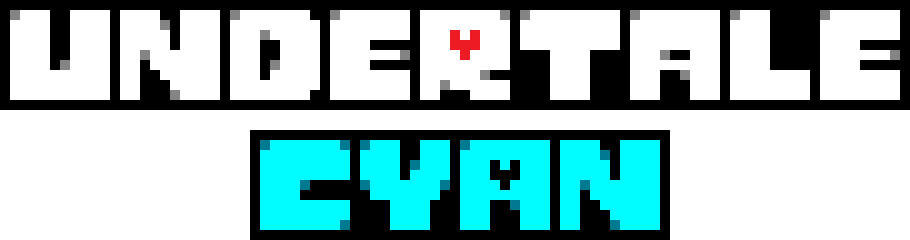 Undertale Cyan Logo